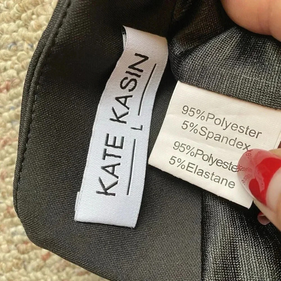 Kate Kasin Wear to Work Pencil Skirts for Women Stretch High Waist Wrap Front L - Picture 3 of 4